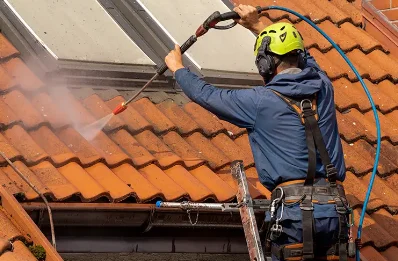 Démoussage et hydrofuge de toiture à Montloué